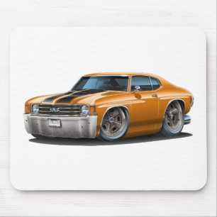 1971-72 Chevelle Orange-Black Car Mouse Pad