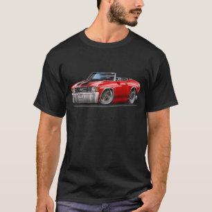 1971-72 Chevelle Red-Black Convertible T-Shirt