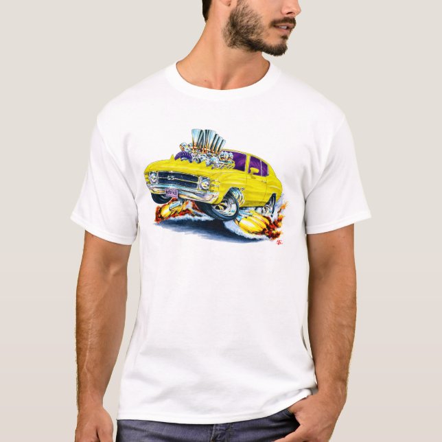 1971-72 Chevelle Yellow Car T-Shirt (Front)
