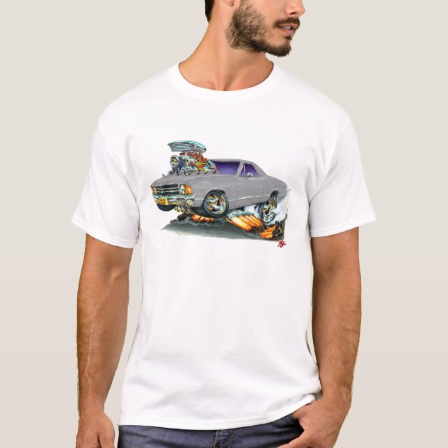 1971-72 El Camino Grey Truck T-Shirt (Front)