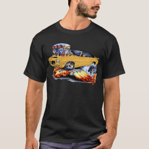 1971-72 GTO Gold-Black Car T-Shirt