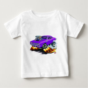 1971-73 Cuda Purple Car Baby T-Shirt