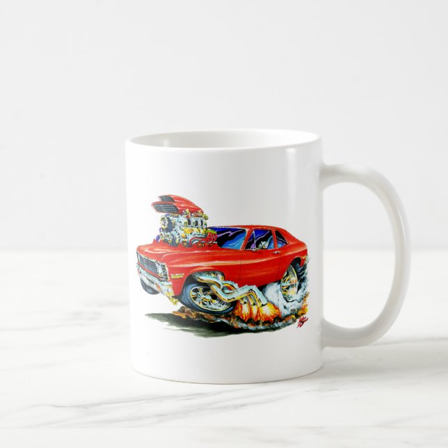 1971-74 Nova Red Car Coffee Mug (Right)