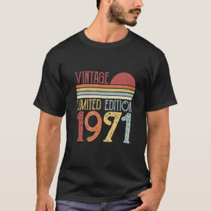 1971   Birthday Vintage Retro T-Shirt