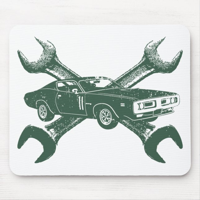 1971 Dodge 440 Charger Mouse Pad (Front)