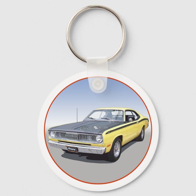 1971 Duster 340 Key Ring (Front)