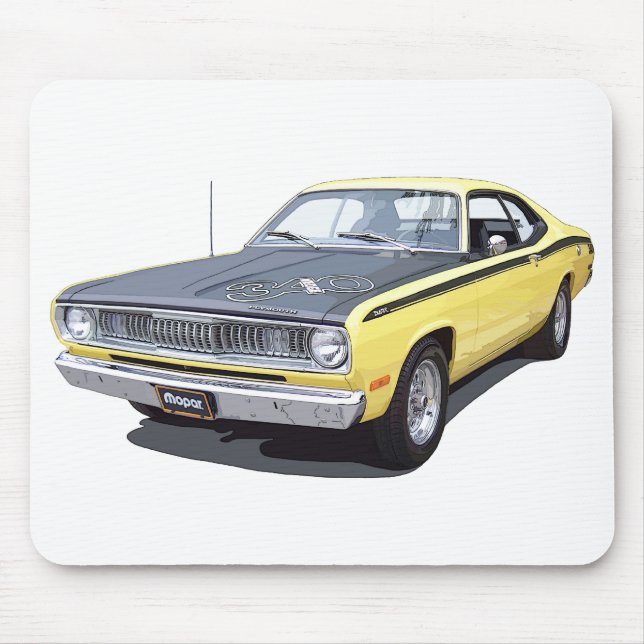 1971 Duster 340 Mouse Pad (Front)