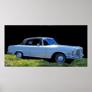 1971 MB 280SE 3.5 Convertible POSTER