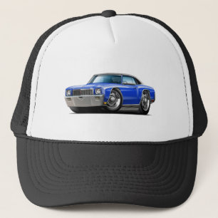 1971 Monte Carlo Blue-Black Top Car Trucker Hat