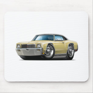 1971 Monte Carlo Tan-Black Top Car Mouse Pad
