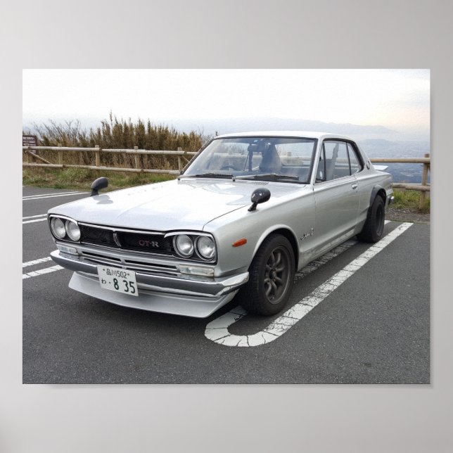 1971 NISSAN SKYLINE 2000 GT-R POSTER (Front)