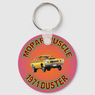 1971 Plymouth Duster Keychain. Key Ring