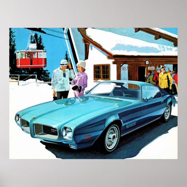 1971 Pontiac Firebird Espirit Poster (Front)