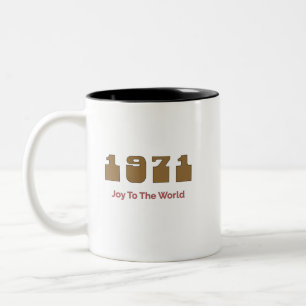 1971 Top Song, Joy To The World Two-Tone Coffee Mug
