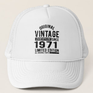 1971 Vintage Birthday Trucker Hat