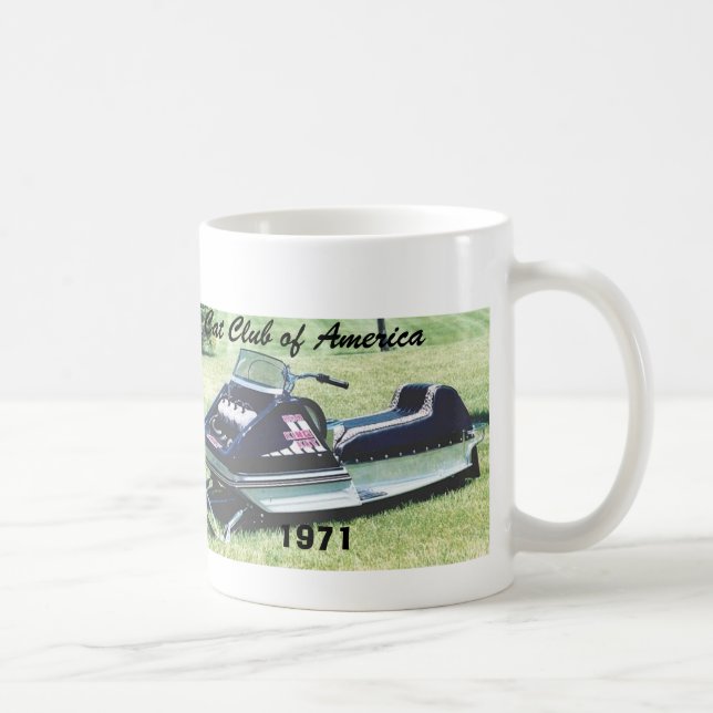 1971KingKat800CC, Arctic Cat Club of America, 1971 Coffee Mug (Right)
