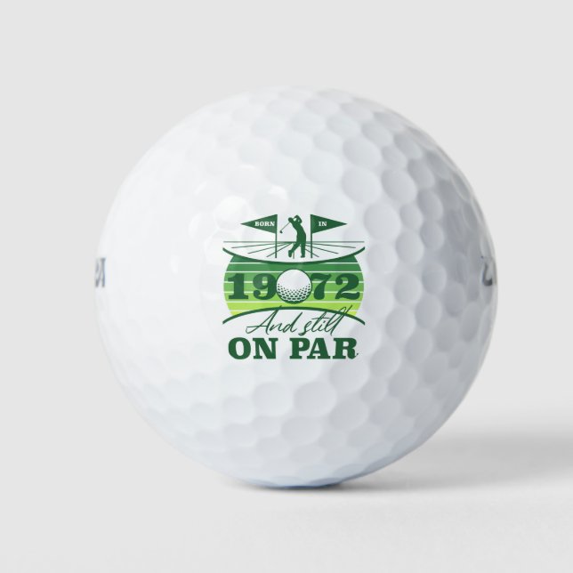 1972 70th Birthday Golf Lover Balls (Front)