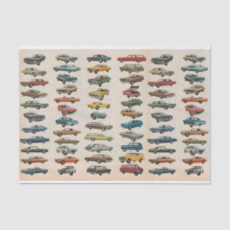 1972 Automobiles Tissue Paper