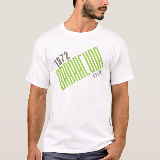 1972 Barracuda Coupe - Limelight Poly T-Shirt (Front)