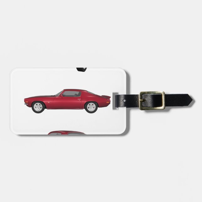1972 Camaro: Luggage Tag (Front Horizontal)