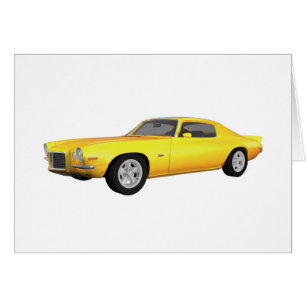 1972 Camaro Z28: Muscle Car: Yellow Finish:
