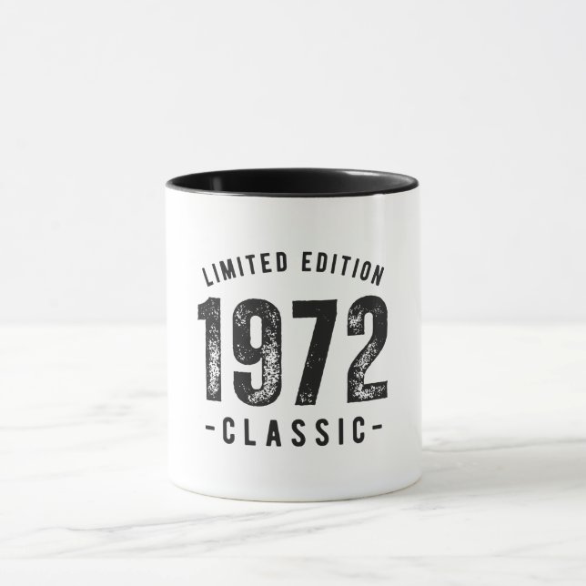 1972 Classic Birth Year Mug (Center)