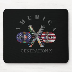 1972 Generation X American Skateboard Mouse Pad