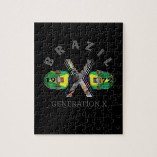 1972 Generation X Brazilian Skateboard Jigsaw Puzzle