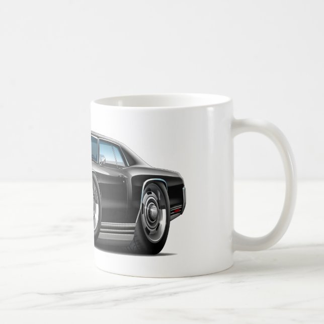 1972 Monte Carlo Black Car Coffee Mug (Right)