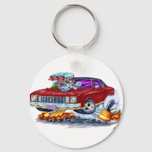 1972 Monte Carlo Maroon Car Key Ring