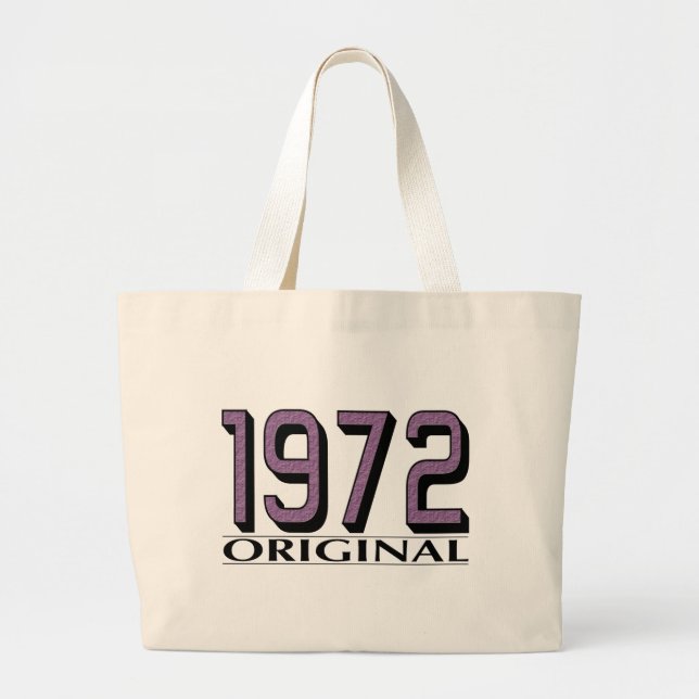 1972 Original Large Tote Bag (Front)