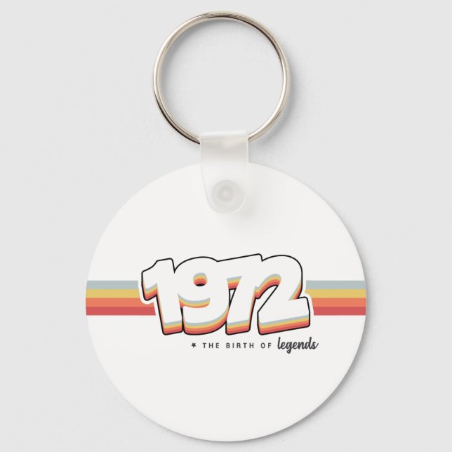 1972 The birth of legends Key Ring (Front)