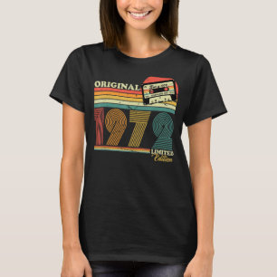 1972 Vintage 50th Birthday Retro  Men Woman T-Shirt
