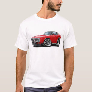 1973-74 Charger Red-Black SE Car T-Shirt