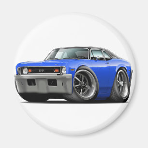 1973-74 Nova Blue-Black Top Magnet