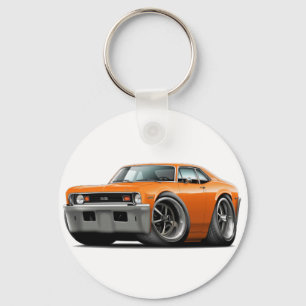 1973-74 Nova Orange Car Key Ring