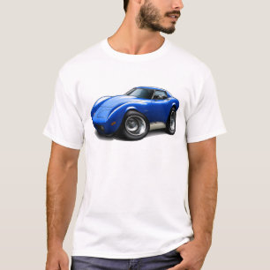 1973-76 Corvette Blue Car T-Shirt