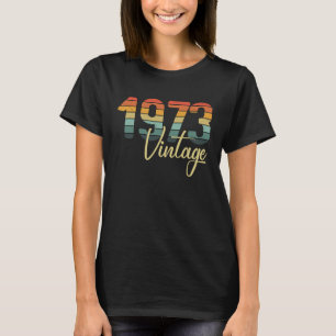 1973 All Original Parts B Day Vintage Retro Sunset T-Shirt