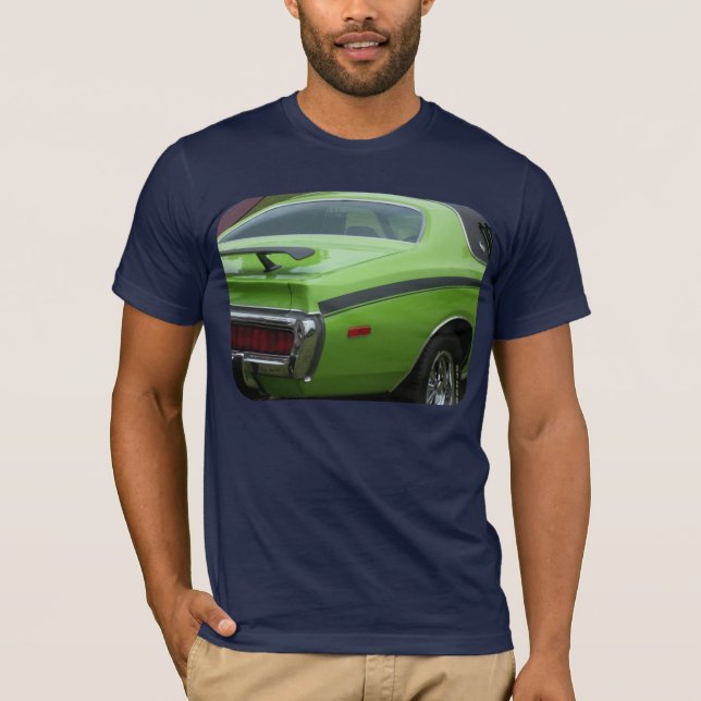 1973 Green Dodge Charger SE Brougham rear quarter T-Shirt (Front)
