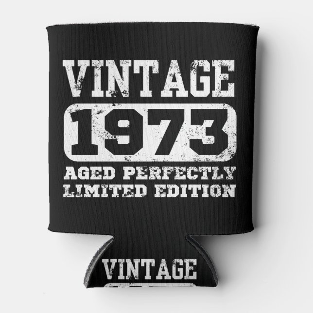 1973 Limited Edition 52nd Birthday Can Cooler (Front)
