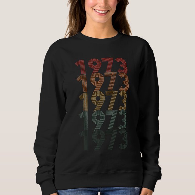 1973 Pro Choice Pro Abortion Roe Feminist Women's  Sweatshirt (Front)