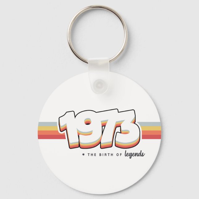 1973 The birth of legends Key Ring (Front)