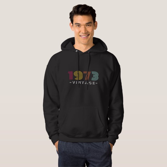1973 Vintage Coloured  Hoodie (Front Full)