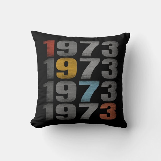 1973 VINTAGE GIFT CUSHION (Front)
