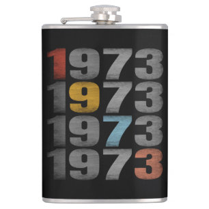 1973 VINTAGE GIFT HIP FLASK