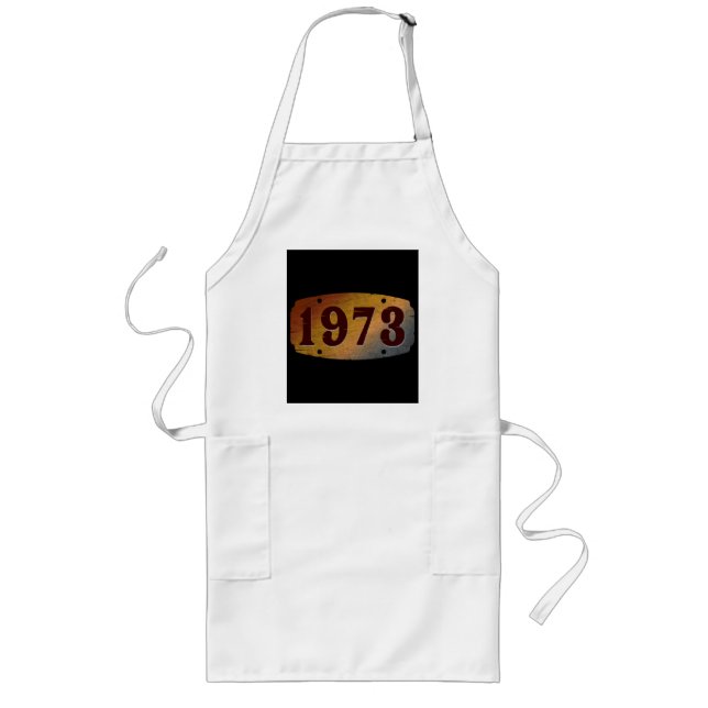 1973  VINTAGE LONG APRON (Front)