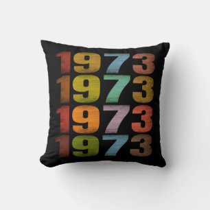 1973 VINTAGE RETRO GIFT CUSHION