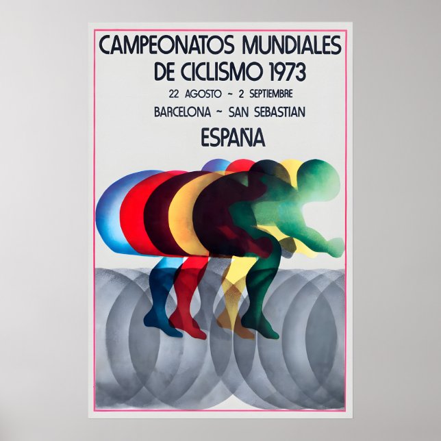 1973 World Championships Bicycle Poster (Front)