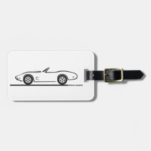 1974 - 1977 Corvette Convertible Luggage Tag