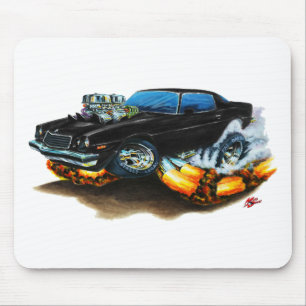 1974-78 Camaro Black Car Mouse Pad